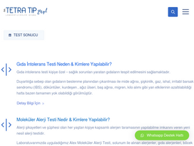 'tetralaboratuvar.com' screenshot