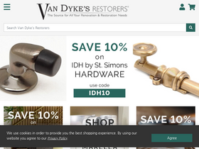 'vandykes.com' screenshot