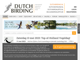 'dutchbirding.nl' screenshot
