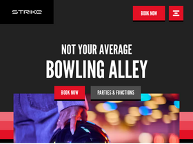 'strikebowling.com.au' screenshot