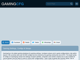'gamingcfg.com' screenshot