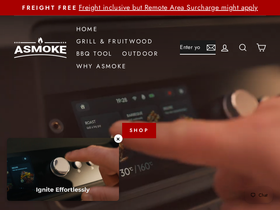 asmoke.com.au homepage screenshot