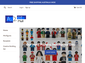 a2zozmall.com.au homepage screenshot