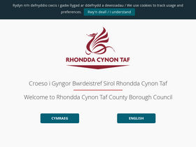 'rctcbc.gov.uk' screenshot