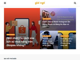 'giaingo.net' screenshot