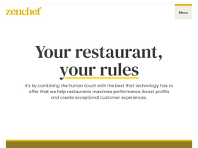 'zenchef.com' screenshot
