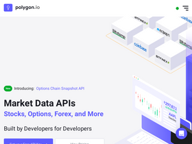 'polygon.io' screenshot