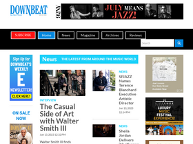 'downbeat.com' screenshot