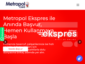 'metropolcard.com' screenshot