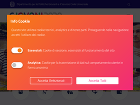 'giovani2030.it' screenshot