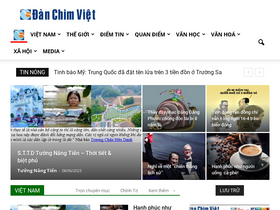 'danchimviet.info' screenshot
