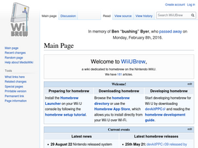 'wiiubrew.org' screenshot
