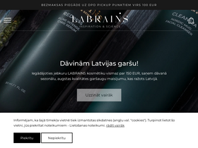 Labrains homepage screenshot