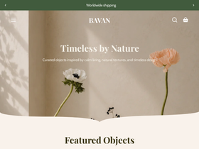 bavan.at homepage screenshot