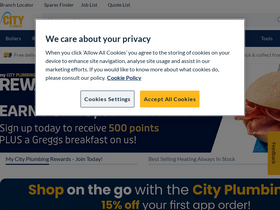 'cityplumbing.co.uk' screenshot