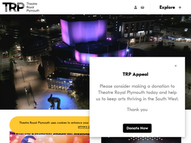 'theatreroyal.com' screenshot