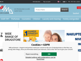 'drogeria-vmd.com' screenshot
