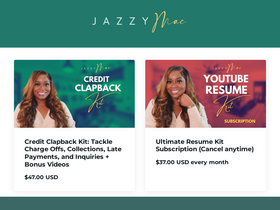 'creditbyjazzymac.com' screenshot