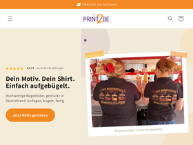 print2be.com homepage screenshot