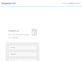 'stayonline.pro' screenshot