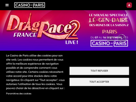 'casinodeparis.fr' screenshot