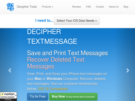 'deciphertools.com' screenshot