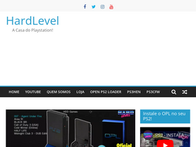'hardlevel.com.br' screenshot