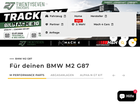 Mach 4 homepage screenshot
