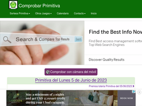 'primitivacomprobar.es' screenshot