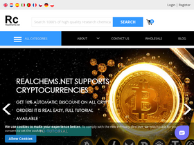 'realchems.net' screenshot
