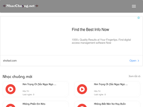 'nhacchuong.net' screenshot