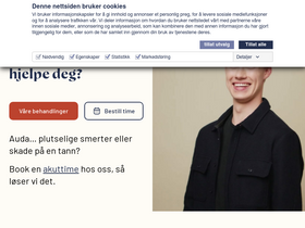 'orisdental.no' screenshot