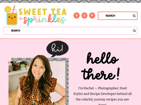 'sweetteaandsprinkles.com' screenshot