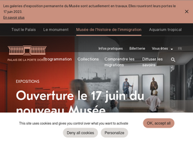 'histoire-immigration.fr' screenshot