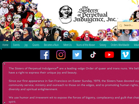'thesisters.org' screenshot