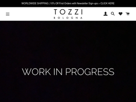 Tozzibologna homepage screenshot
