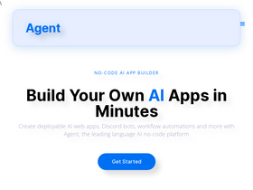 GPTAgent - Unlock AI app creation: no-code, fast deployment, intuitive design.