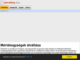 'atvaltas.hu' screenshot