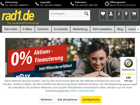 'rad1.de' screenshot