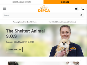 'dspca.ie' screenshot