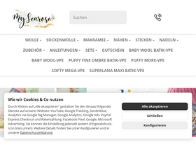 'mysearose.de' screenshot