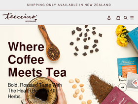 teeccino.co.nz homepage screenshot