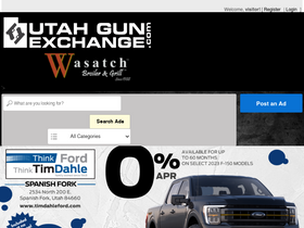 'utahgunexchange.com' screenshot