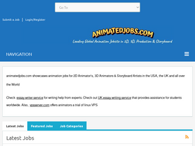 'animatedjobs.com' screenshot
