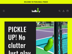 pickleballpouch.com homepage screenshot