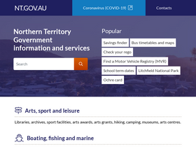 'ocpe.nt.gov.au' screenshot