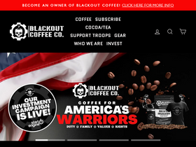'blackoutcoffee.com' screenshot
