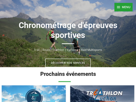 'pyreneeschrono.fr' screenshot
