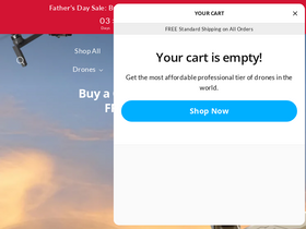 'exodrones.com' screenshot