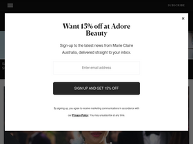 'marieclaire.com.au' screenshot